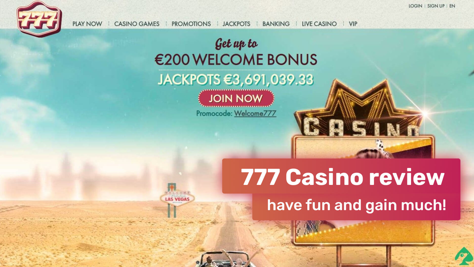 777 Casino review: have fun and gain much!