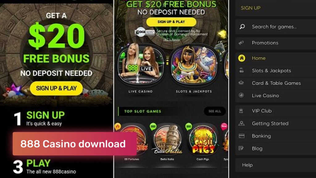 888 Casino download