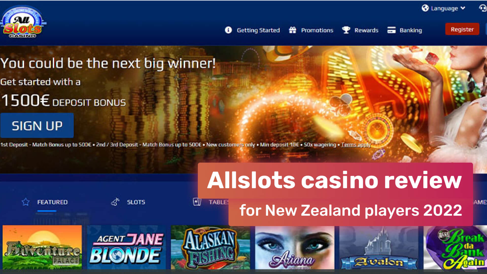 The best slots at Allslots casino is waiting for