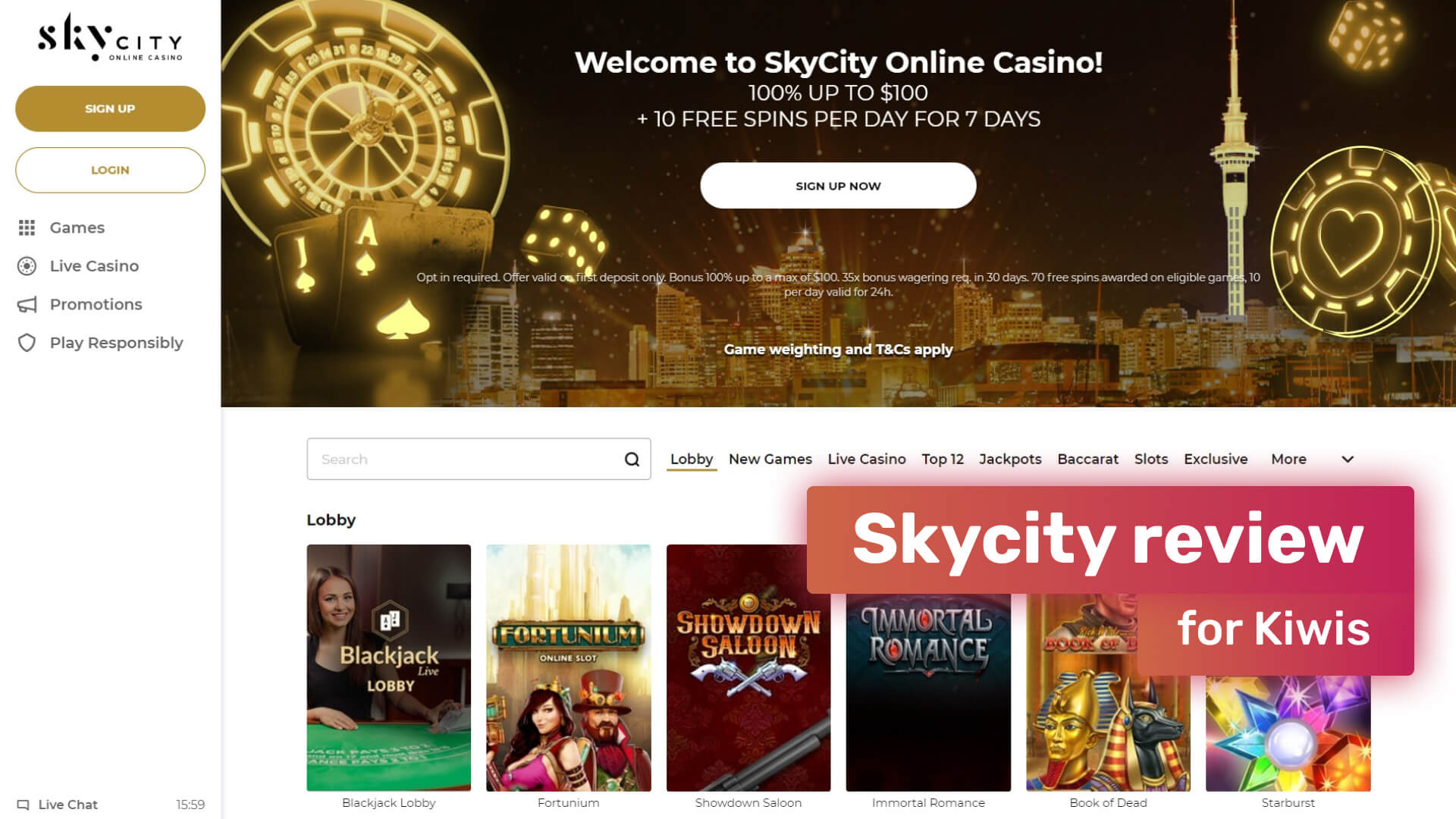 Skycity review for Kiwis!