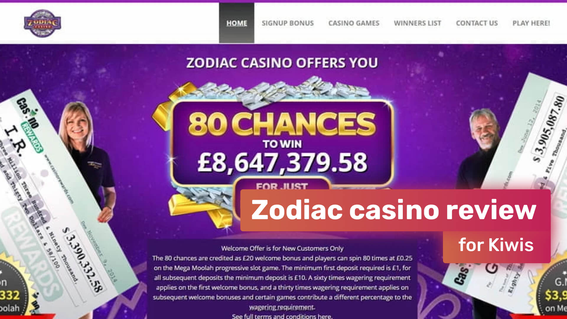 Zodiac casino review for Kiwis!