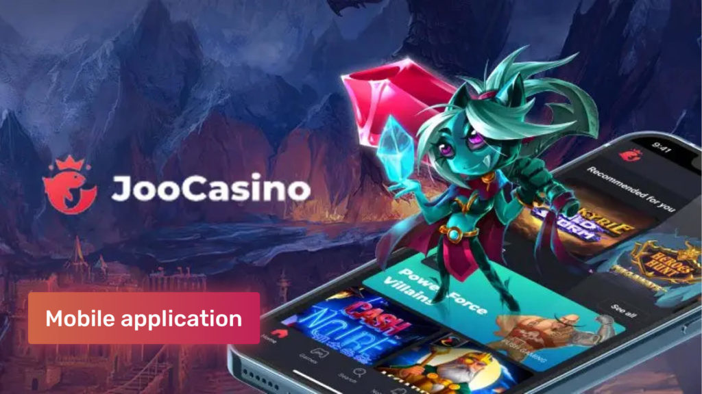joo casino Mobile application 
